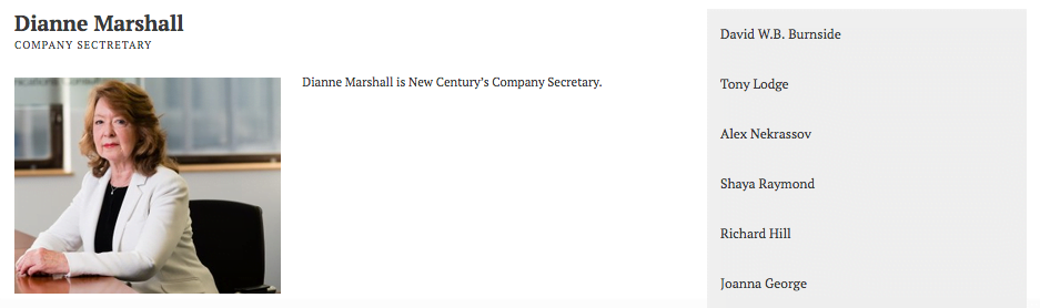 Photograph of company secretary for website