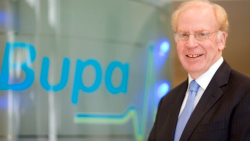 PR photograph of Chief Executive of Bupa in London