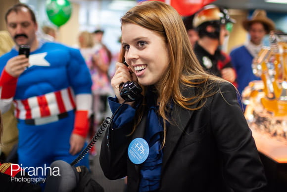 Princes Beatrice collecting money for charity