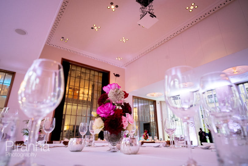 Venue photography of room setups for the Royal Institute of British Architects - RIBA 6 Room set up photograph for RIBA in central London for possible client events