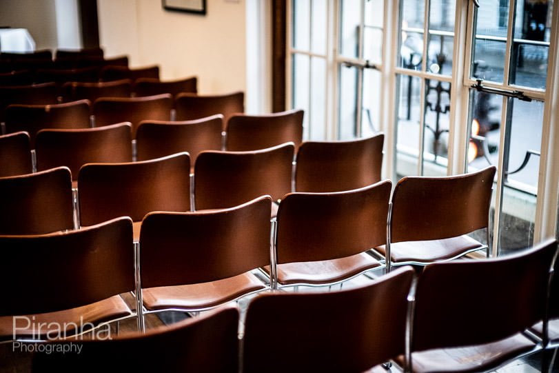 Room set up photograph for RIBA in central London for possible client events