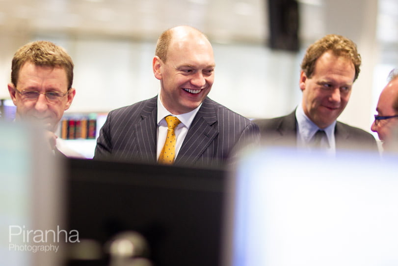 IPO Photography for J.P. Morgan Cazenove in London 14 IPO Photography in London for company's flotation