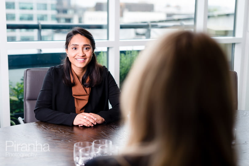 Photography at law firm for graduate recruitment brochure