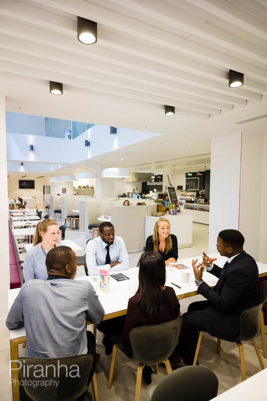 Photography at law firm for graduate recruitment brochure - meeting
