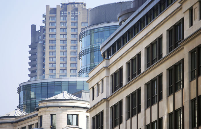 Annual report photographer took exterior of building in City of London