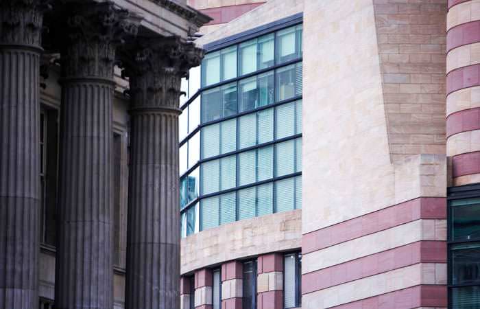 Annual report photographer took exterior of building in City of London Annual report photographer took exterior of building in City of London