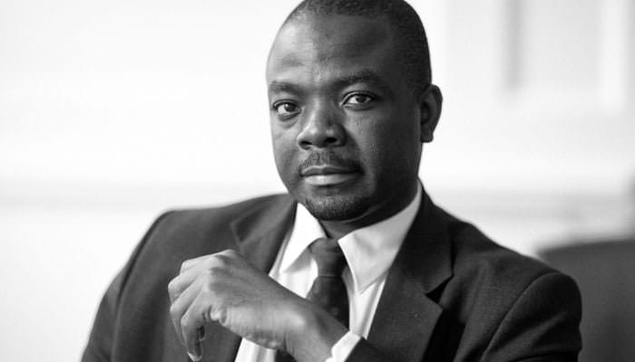 Black and white corporate portrait photograph for Brunswick PR