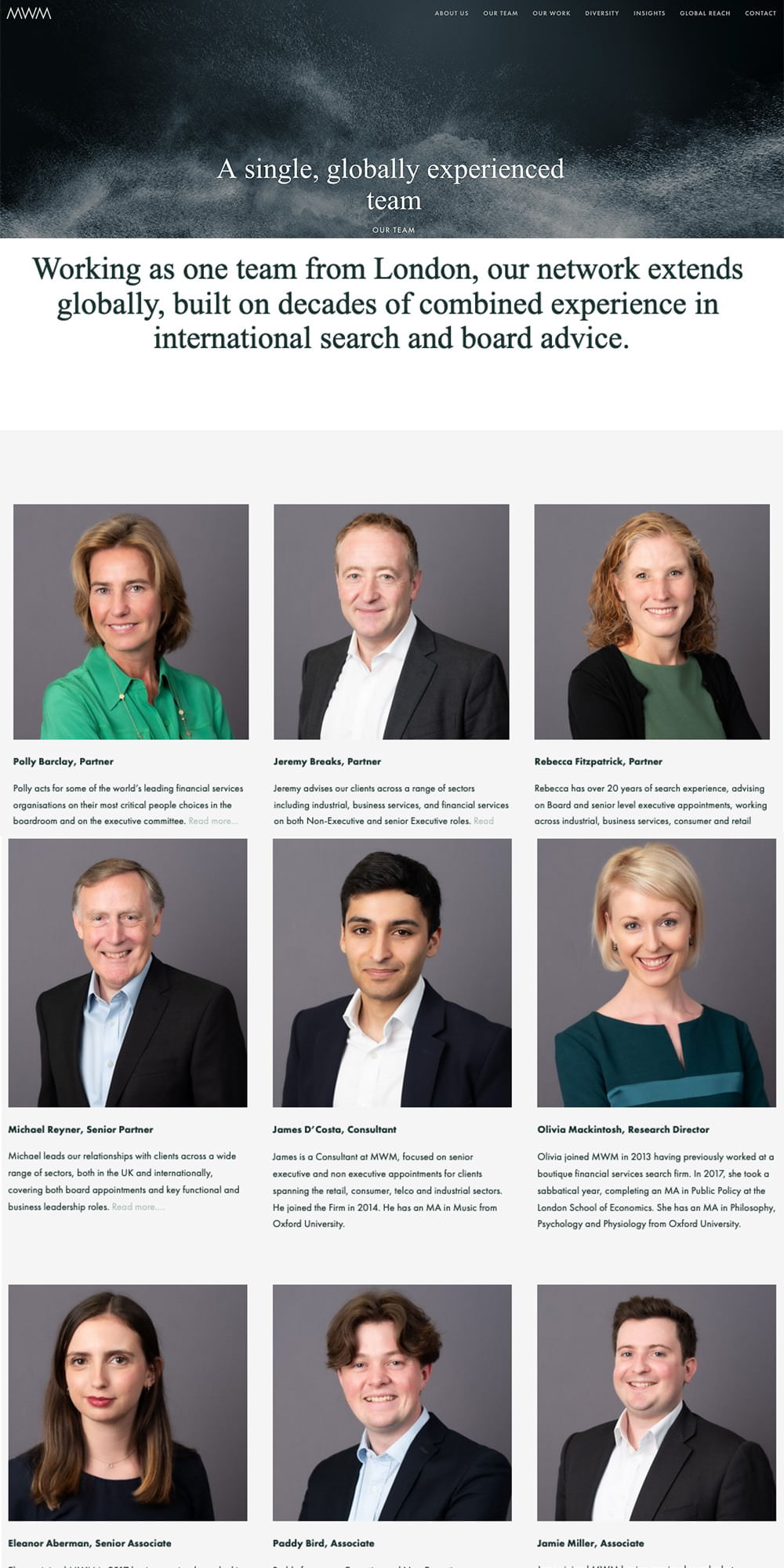 Headshots of board recruitment specialists