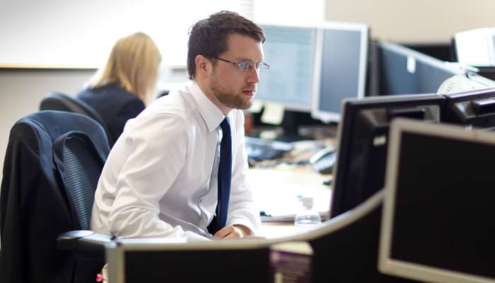 Office Photograph of Member of Staff Working Office Photograph of Member of Staff Working