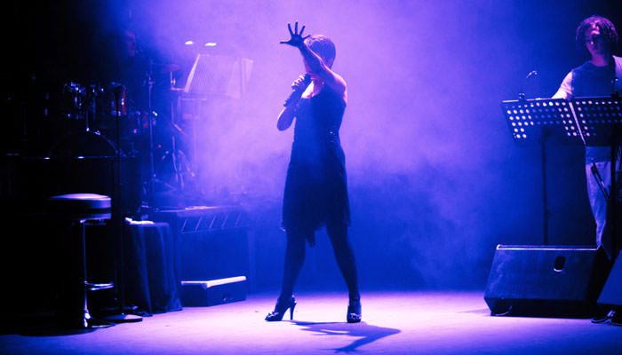 Theatre Photography of Caroline O'Connor in musical at Garrick Theatre, London