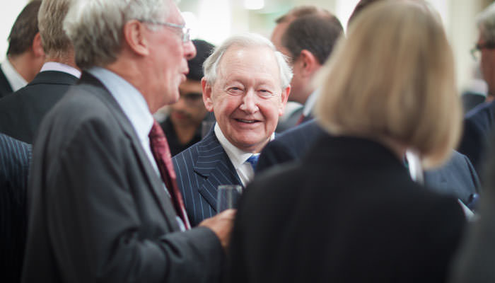 Photograph of atendee at event at Gray's Inn