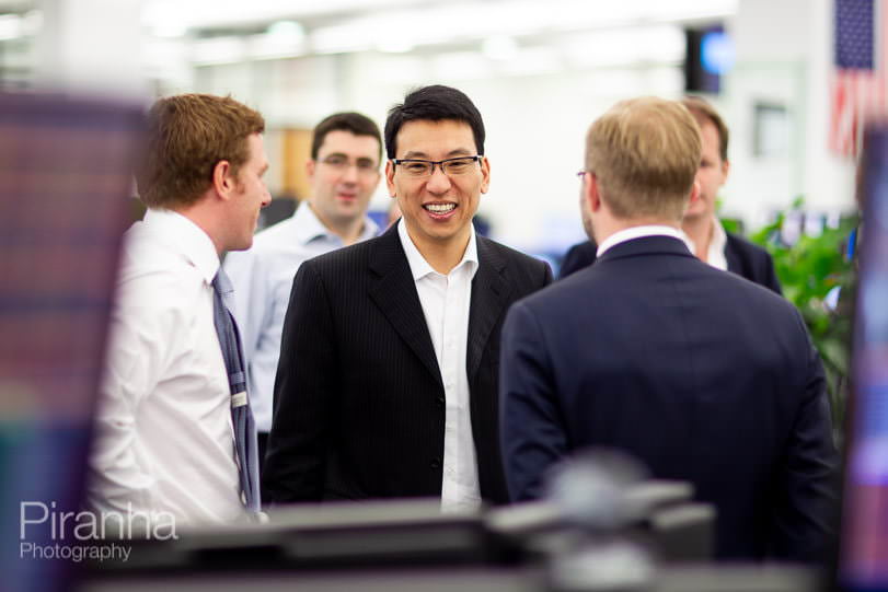 Corporate Photograph of Betfair director at Morgan Stanley during IPO IPO photography for Betfair in City of London