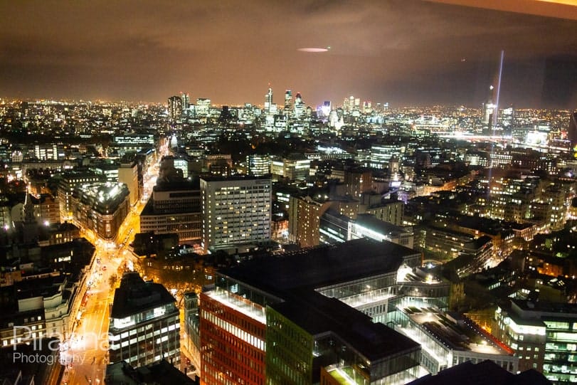 Party Photographer for Powerscourt Media at the Paramount Club, Centre Point, London 4 Event photography for PR company of party in London - view of London from window