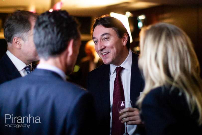 Event photography for PR company of party in London