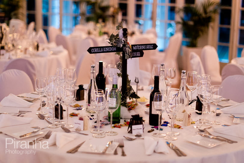 Photography at Tesco's Christmas Party at London Zoo 7 Party photography at London Zoo - table set up