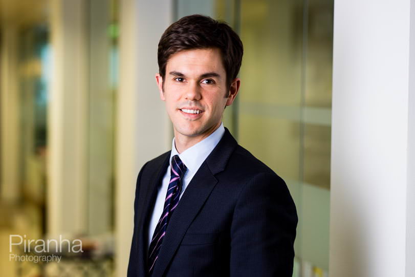 portrait of private equity company employee taken in London offices