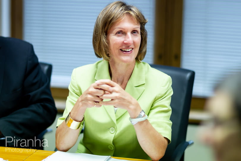 Board photography in working meeting for FTSE100 company