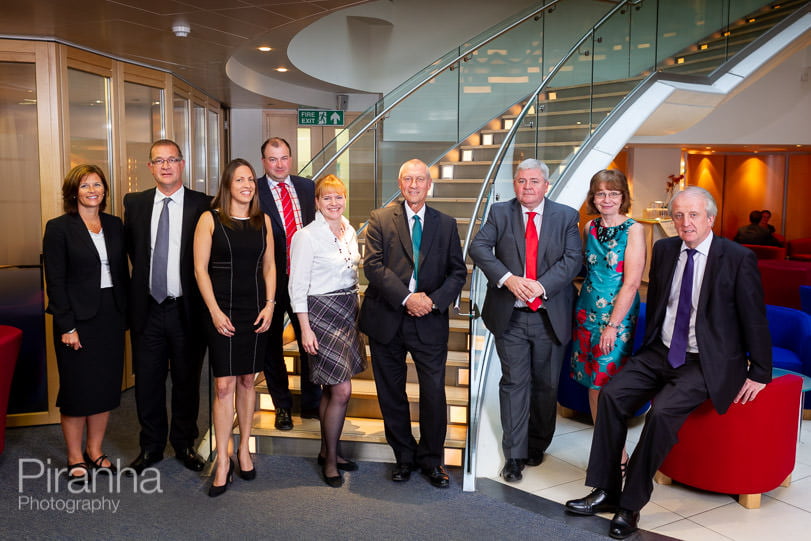 Team photograph of FTSE100 management meeting
