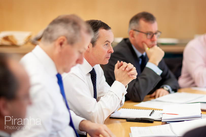 The Changing Photographic Brief of a FTSE100 Company 16 Board photography in working meeting for FTSE100 company