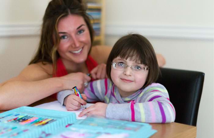Photograph of Ellie for Jeans for Genes in Nottingham of Ellie who has the genetic disorder - Ataxia
