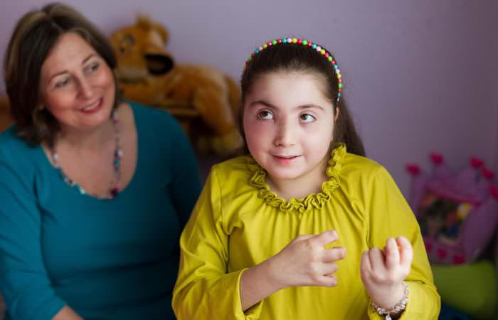 Photograph of Grace for the Charity Jeans for Genes