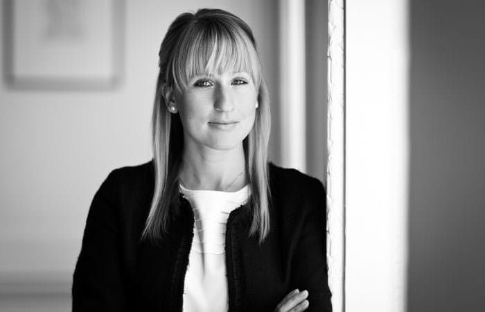 Black and White Business Portrait taken in London Offices