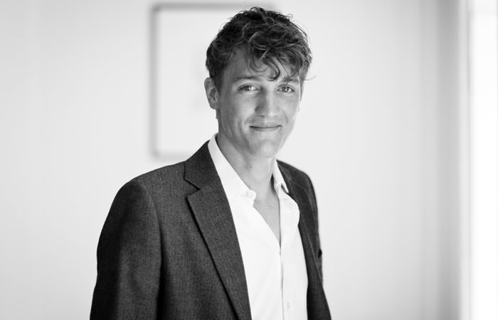 Black and White Business Portrait taken in London Offices