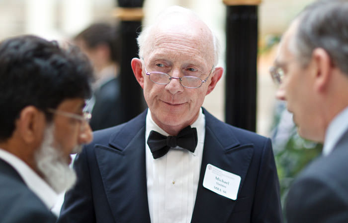 Photograph of Guest at Stanford University Event