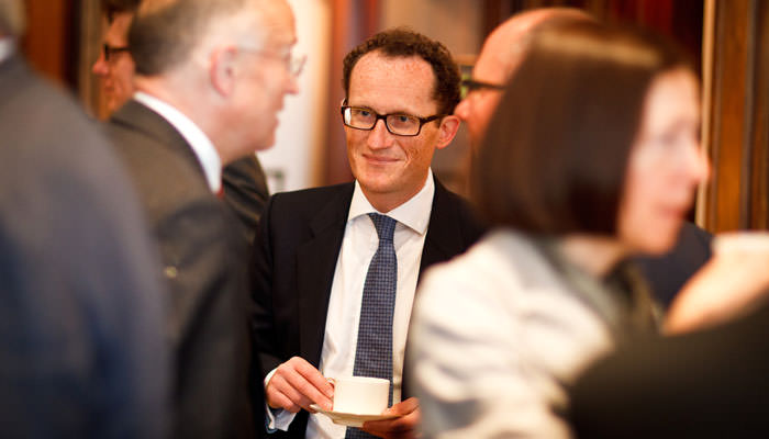 Photograph of guest at Business Breakfast Meeting