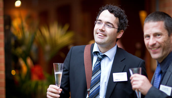 Party Photograph of Guest in London