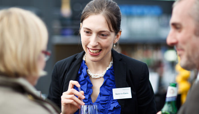 Drinks Party Photographer - Guest at Trafalgar Hotel, London