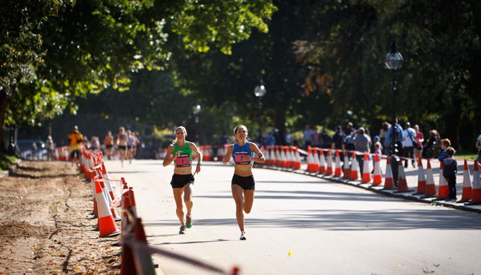 Photograph Charity Run Hyde Park, London with Donna Ida