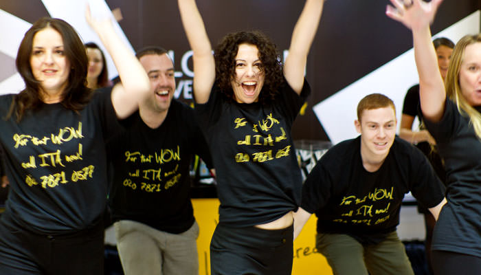 Photograph of Exhibition Stand in London