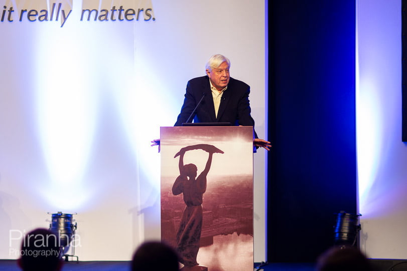2011 Piranha Best Corporate Photographs 1 Corporate event in Budapest where John Simpson was speaking