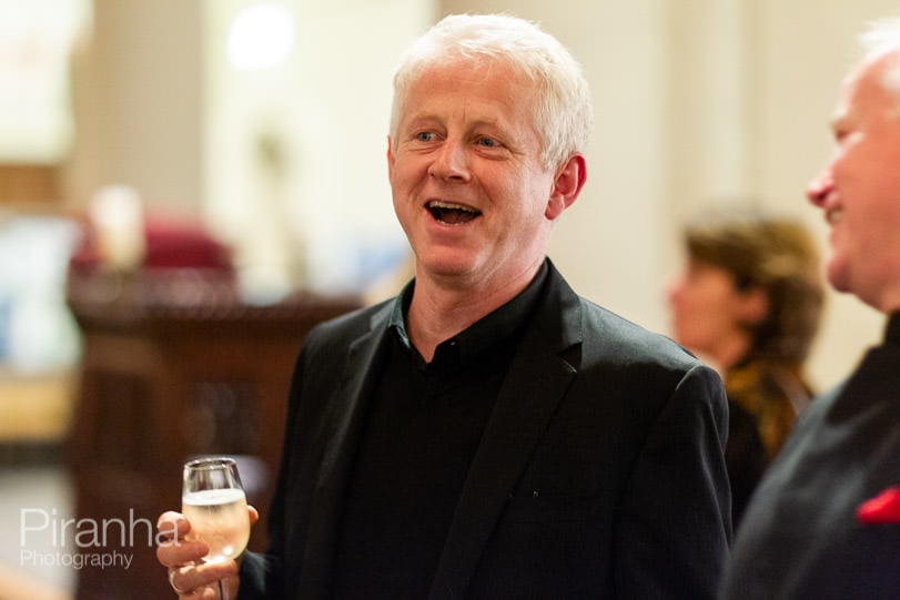 Richard Curtis photographed enjoying charity event in London