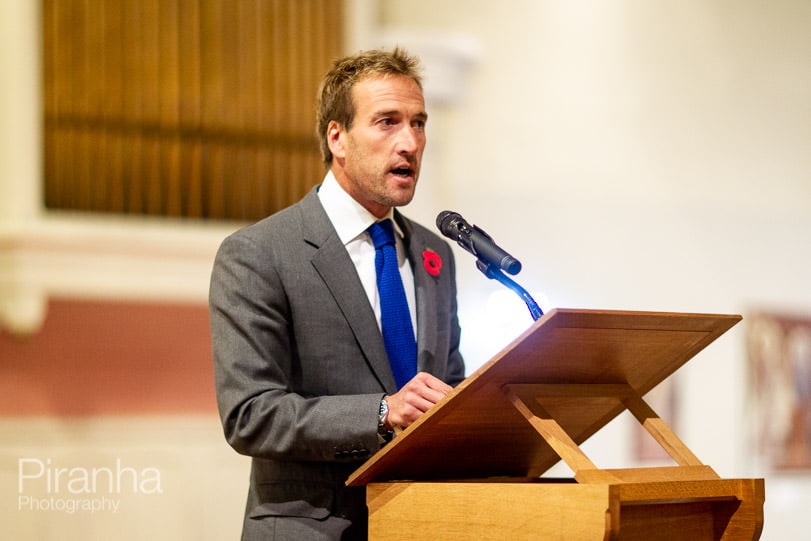 Ben Fogle speaking at London charity event - event photographer