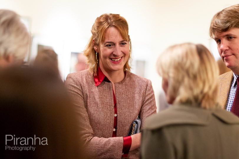 guests photographed at London evening event