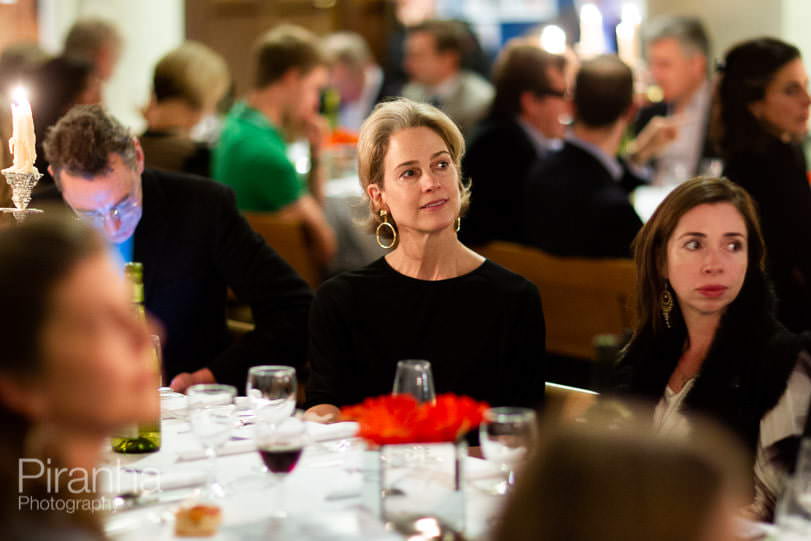 Dinner photography at London charity event