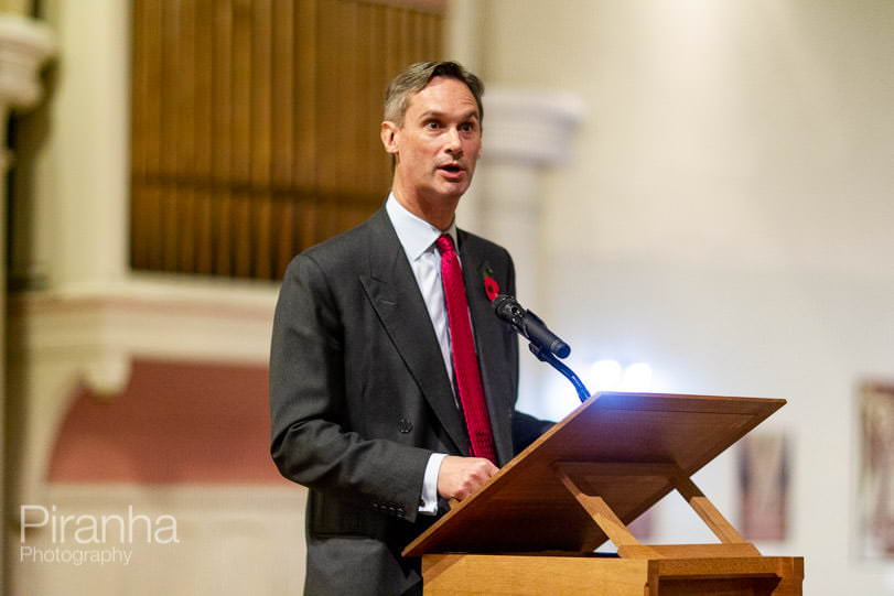 Event photographer London - photography at charity event of speaker