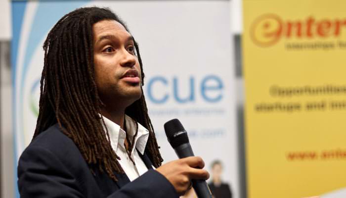 Speaker Photographed at University Event