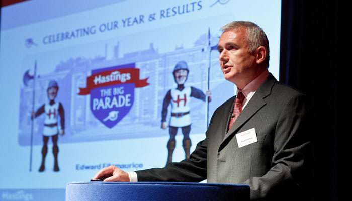 Speaker photograph at HAC Company Party