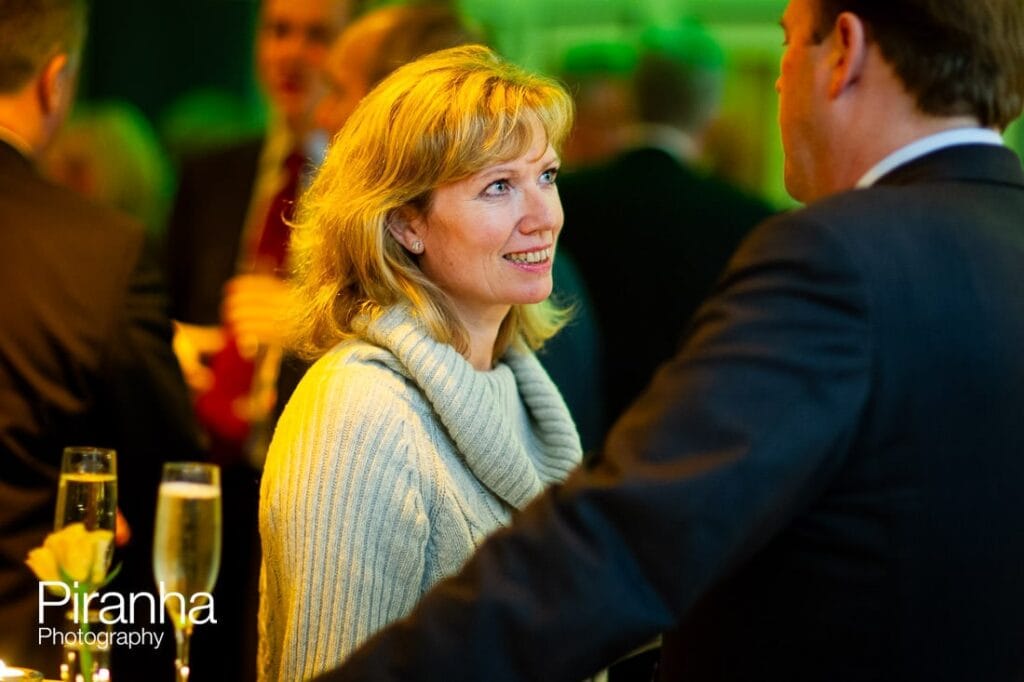 Christmas party photographer London venue - guest pictured  at party