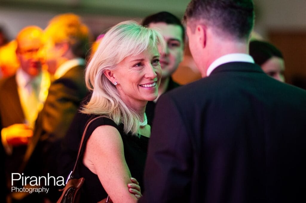 Christmas party photographer - guest pictured in London at party