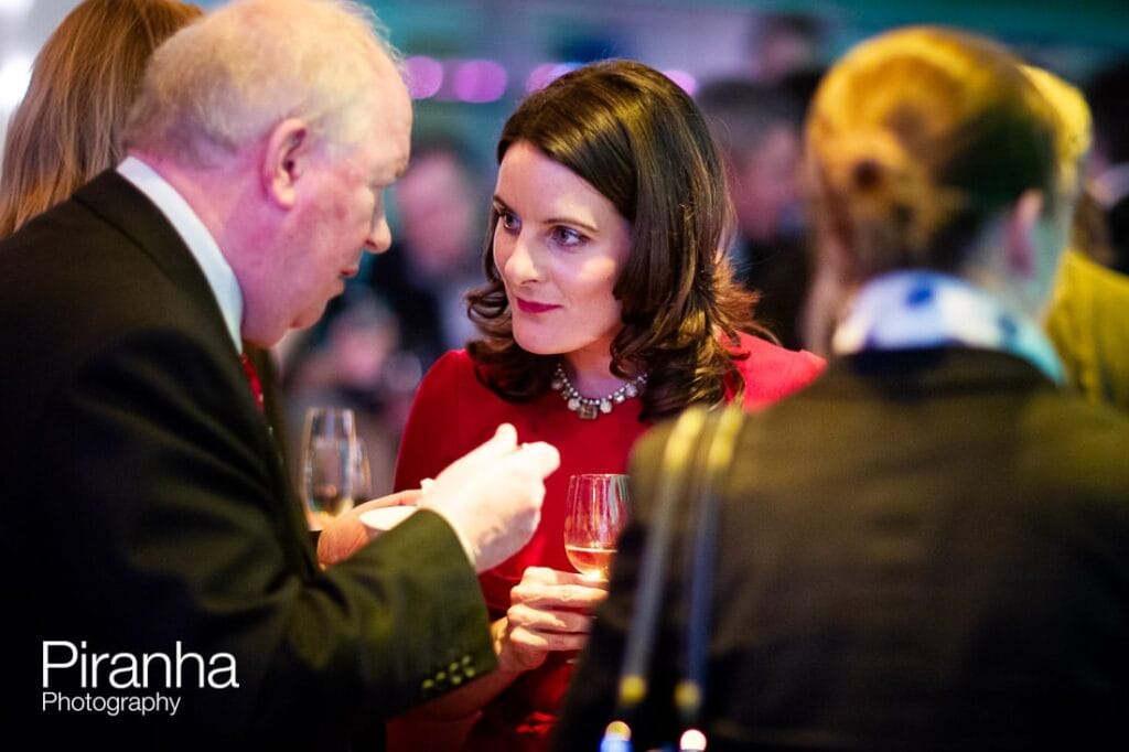 Christmas party photographer - guest pictured in London at party