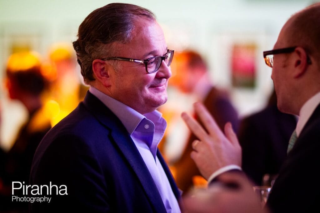 Christmas party photographer - guest pictured in London at party