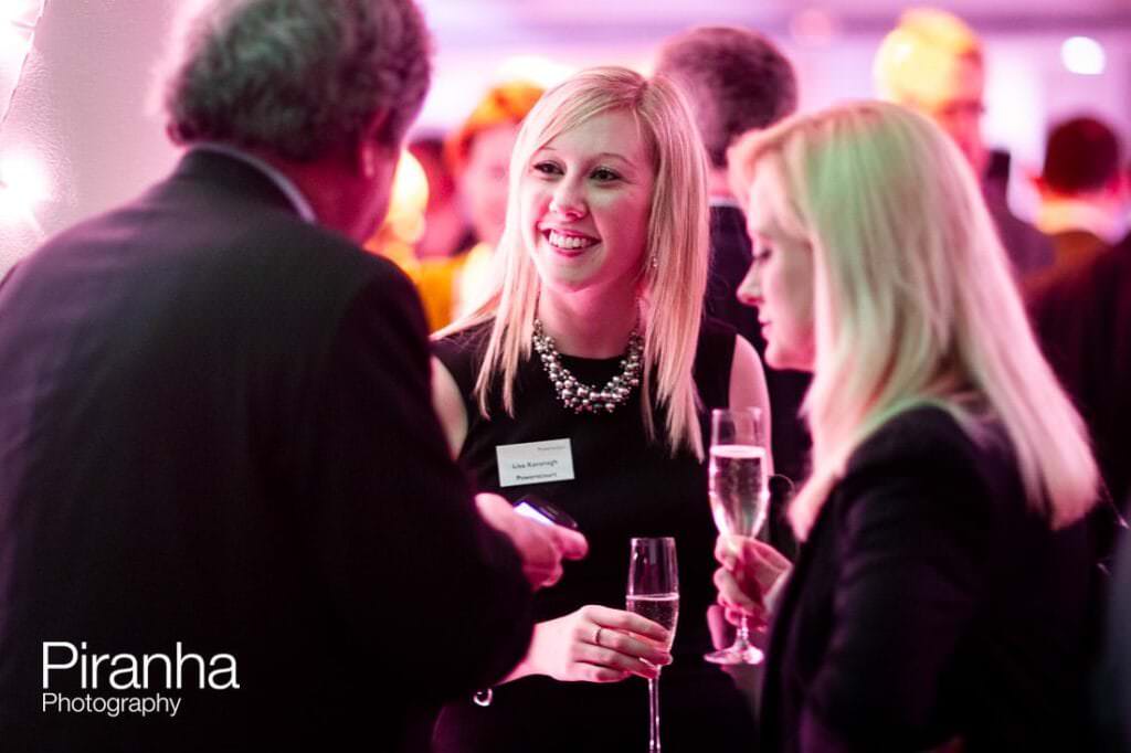 Christmas party photographer London venue - guest pictured  at party