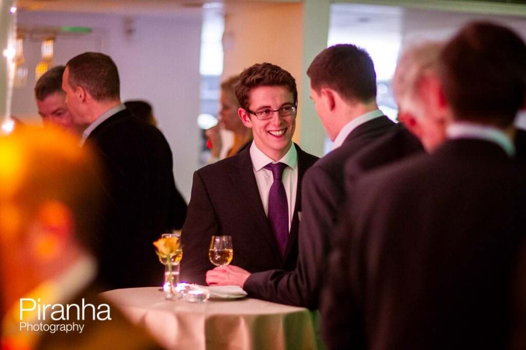 Christmas party photographer - guest pictured in London at party