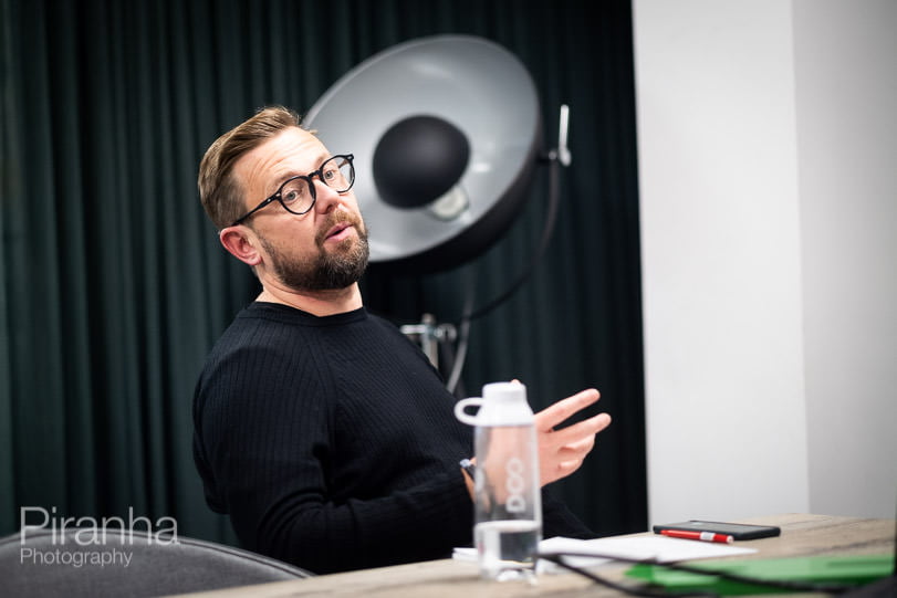 Meeting photography in London offices of technology company