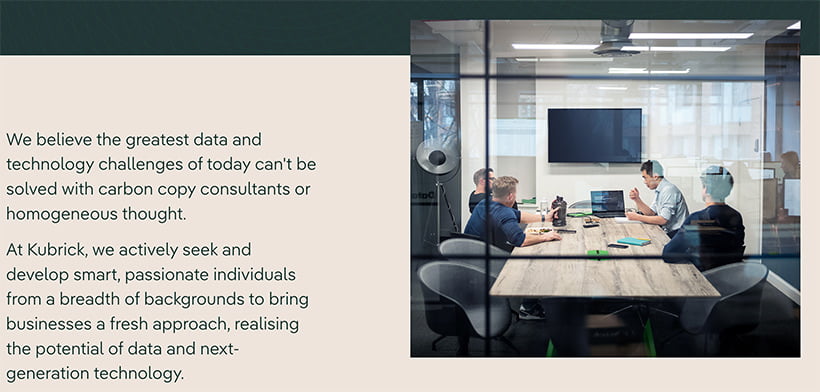 Photography for Business in London - Technology Company 16 Website photography in use on website pages.