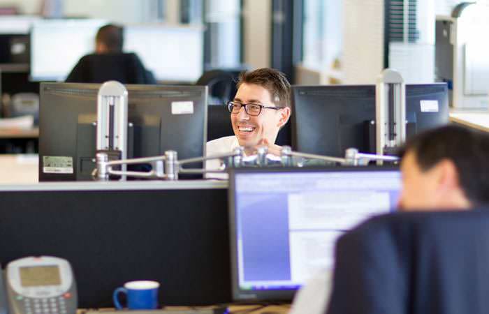 Working Office Photograph for Annual Report - London